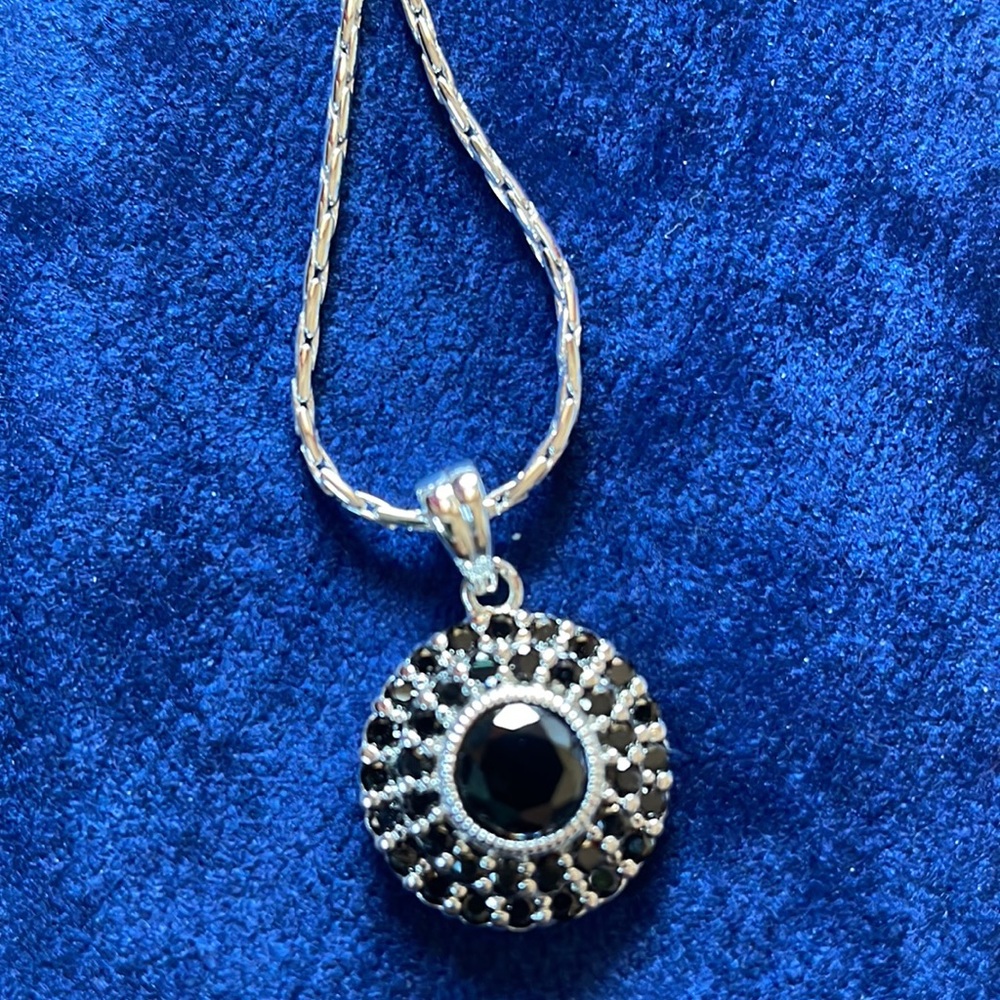 Newbridge NWT black stone and sterling silver necklace - Picture 7 of 7
